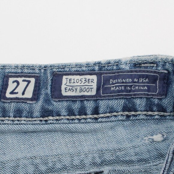 22 Miss Me JE1053ER Bootcut Jeans Women Size 27 Distressed Light Wash Denim - Picture 4 of 4